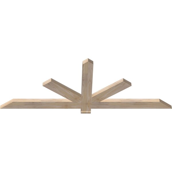 Ekena Millwork Kennewick Smooth Timber Gable Bracket, Douglas Fir, 60"W x 22"H x 1 1/2"D x 3 1/2"F, 9/12 Pitch GBW060X22X0204KEN00SDF - main